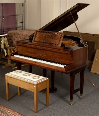 Lot 574 - A 7 octave boudoir grand piano by John...