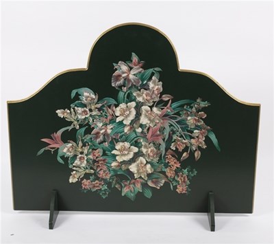 Lot 578 - A floral fire screen