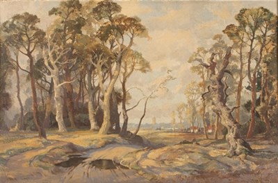 Lot 650 - John Wilson/Outback with Blue Gum Trees...