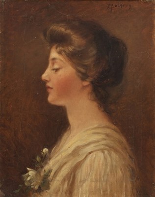 Lot 664 - R Godfrey (19th/20th Century)/Portrait of an...