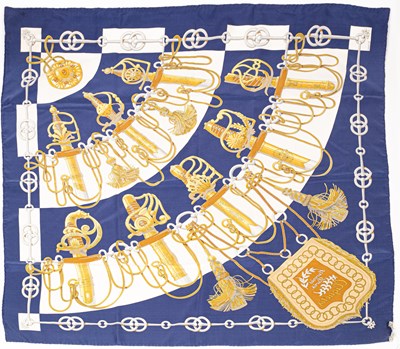 Lot 241 - A Hermès silk scarf