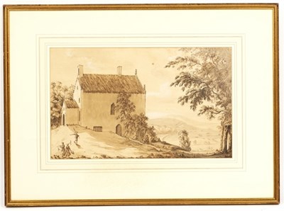 Lot 699 - 18th Century French School/Church in a...