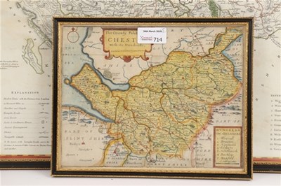 Lot 714 - W Hollar/The County Palatine of Chester with...