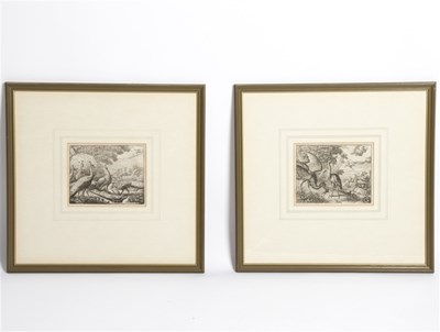 Lot 736 - After 17th Century School/Peafowl/Storks/a...