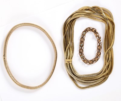 Lot 7 - Christian Dior, a multi-strand snake link...