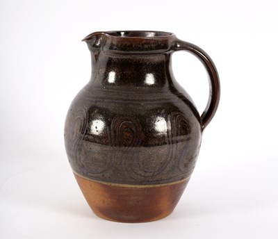 Lot 65 - Winchcombe Pottery, a baluster jug, tenmoku...