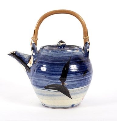 Lot 67 - David Garland, a spherical teapot graduating...