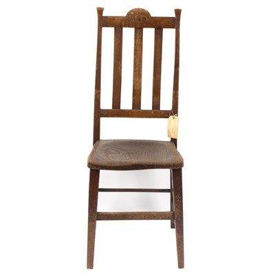 Lot 143 - A Heal & Son single chair with slatted back...