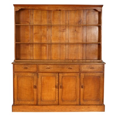 Lot 168 - Peter Evans, a Cotswold School oak dresser,...