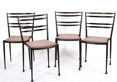 Lot 196 - Lloyd Loom, a set of four chairs, Lusty design...