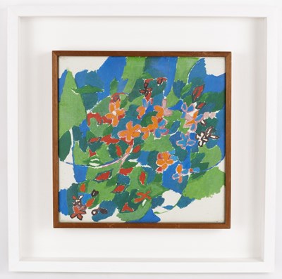 Lot 228 - Philip Sutton RA (British, born 1928)/Flowers,...