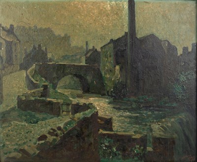 Lot 242 - Henry Ball (British 1894-1966) )/Leith Water,...