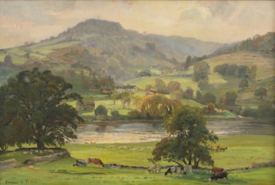 Lot 266 - Donald Floyd (British 1892-1965)/Summer River...