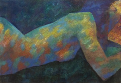 Lot 308 - Michael Randall/Nude II/pastel and gouache,...