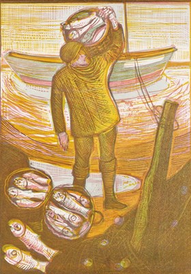 Lot 364 - Arthur Charlton (British 1917-2007)/Fisherman...