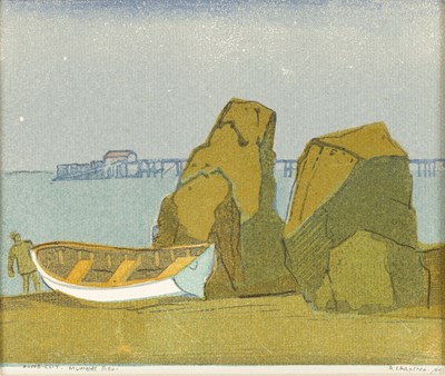 Lot 366 - Arthur Charlton (British 1917-2007)/Mumbles...