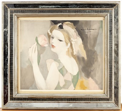 Lot 370 - Marie Laurencin (French 1883-1956)/Girl with a...