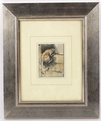 Lot 391 - Lowes Dalbac Luard (1872-1944)/Cat Climbing a...