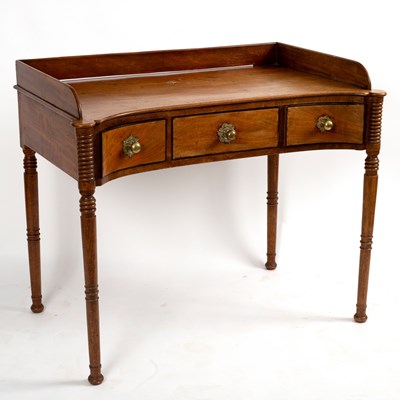 Lot 217 - A Regency mahogany washstand with...