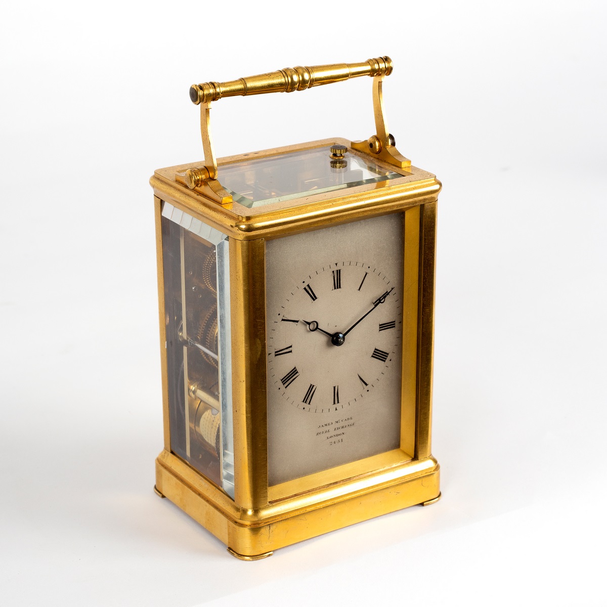 Lot 228 A fine carriage clock, James McCabe, Royal
