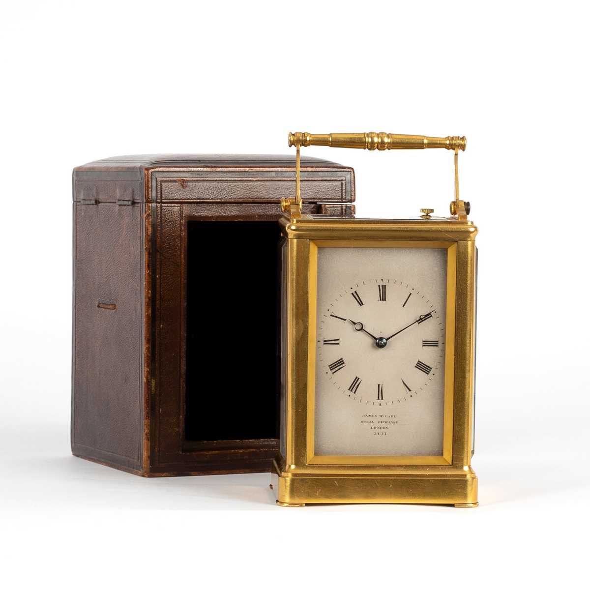 Lot 228 A fine carriage clock, James McCabe, Royal