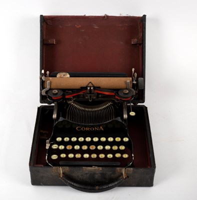 Lot 279 - A Corona portable typewriter