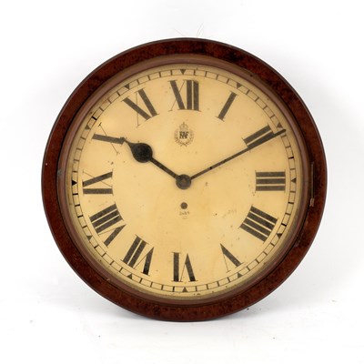 Lot 283 - An RAF mess clock with eight-day movement in...