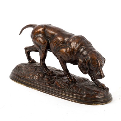 Lot 292 - Paul-Edouard Delabrierre/A Hound/signed E...