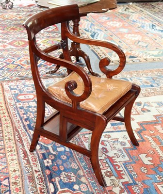 Lot 311 - A Regency style mahogany cane seated...