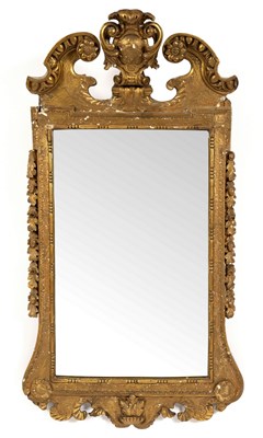 Lot 322 - A gilt gesso framed mirror of 18th Century...