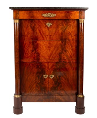 Lot 341 - An early 19th Century mahogany escritoire with...