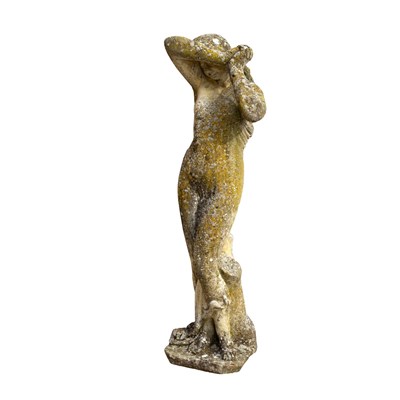 Lot 368 - A reconstituted stone figure of a nude, 115cm...