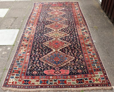 Lot 380 - A late 19th Century Caucasian Shirvan long rug,...