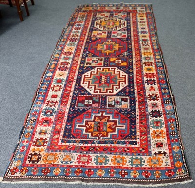 Lot 381 - A Caucasian Kazak rug, circa 1930, 285cm x 112cm