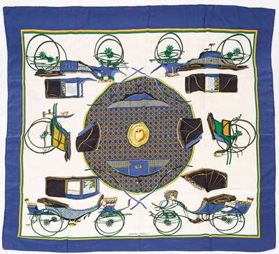 Lot 250 - A Hermès silk scarf