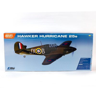 Lot 462 - An Eflite model Hawker Hurricane 25e, remote...