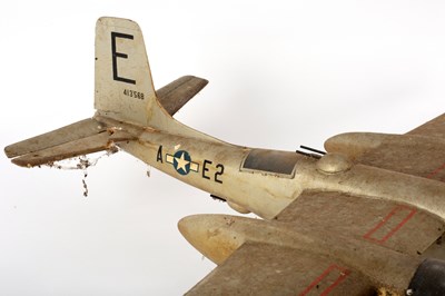 Lot 467 - A model Martin B-26 Marauder airplane, 87cm long