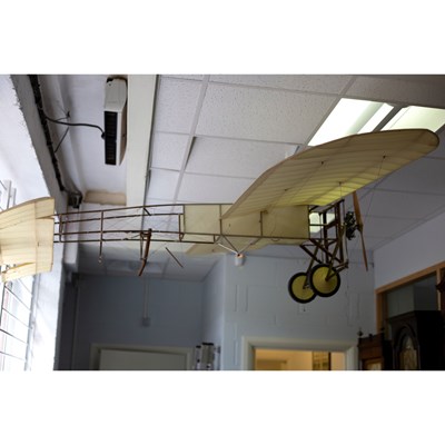 Lot 470 - A model Bleriot XI airplane, 206cm long