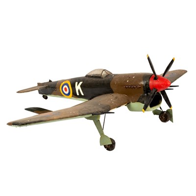 Lot 471 - A model Hawker Tempest Mk V model airplane,...