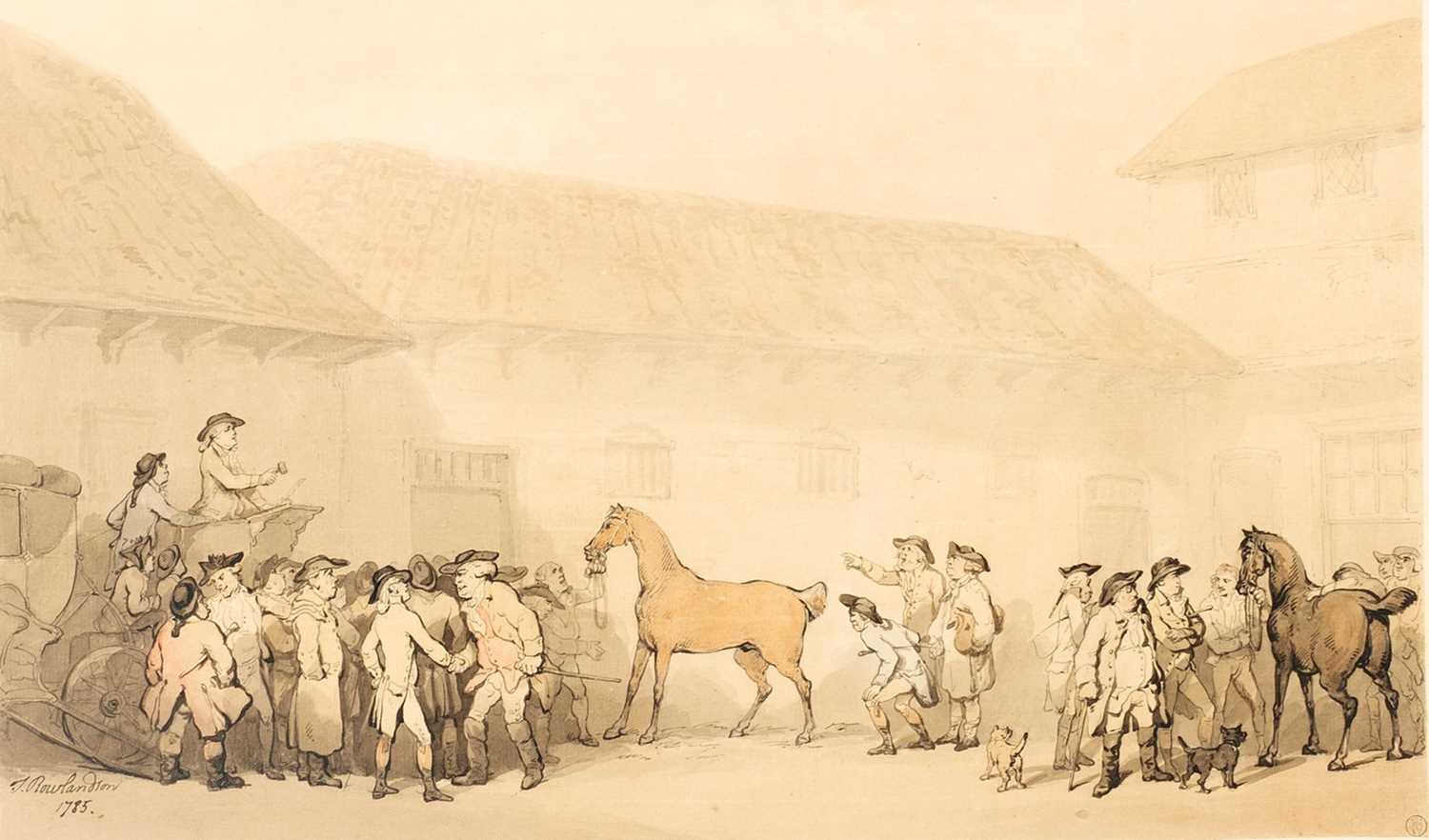 Lot 531 - Thomas Rowlandson (1756-1827)/Tattersall's/an...