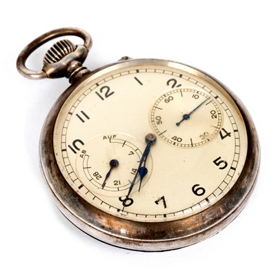 Lot 637 - A German officer's World War II pocket watch...