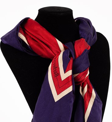 Lot 253 - A Burberry silk scarf