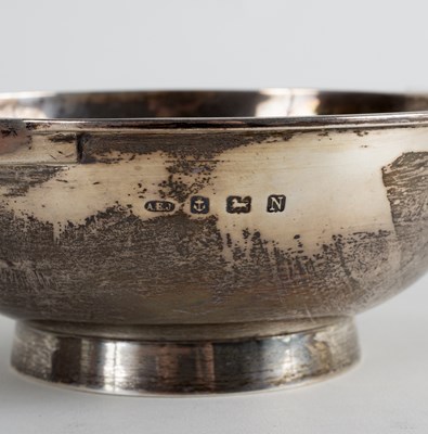 Lot 44 - A large silver quaich, AE Jones, Birmingham...