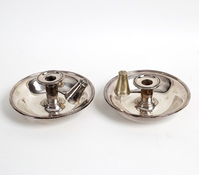 Lot 89 - A pair of 19th Century silver plated...