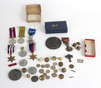 Lot 133 - Four World War II medals, Capt. DG Tugwell,...