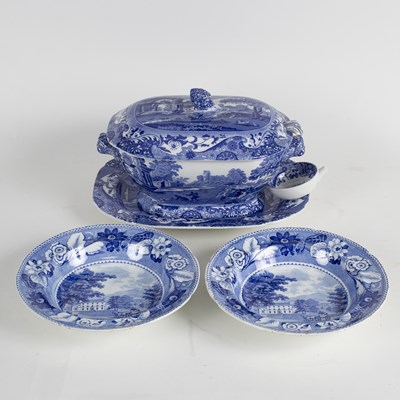 Lot 185 - A Copeland Spode Italian pattern soup tureen...