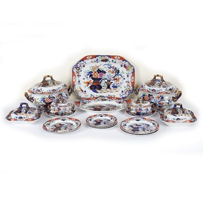 Lot 193 - An extensive Spode New Stone dinner service,...