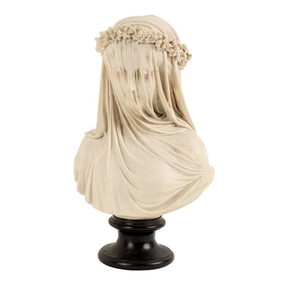 Lot 380 - After Antonio Frilli/The Veiled Bride/signed A...