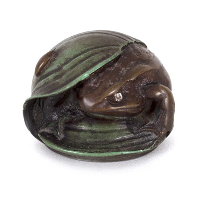 Lot 391 - A 20th Century Russian resin paperweight...