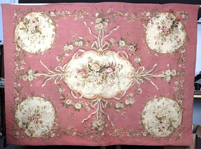 Lot 410 - A 19th Century wall hanging in the Aubusson...